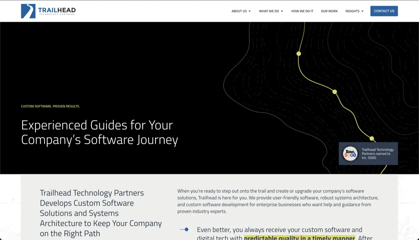 Trailhead Technology Partners homepage
